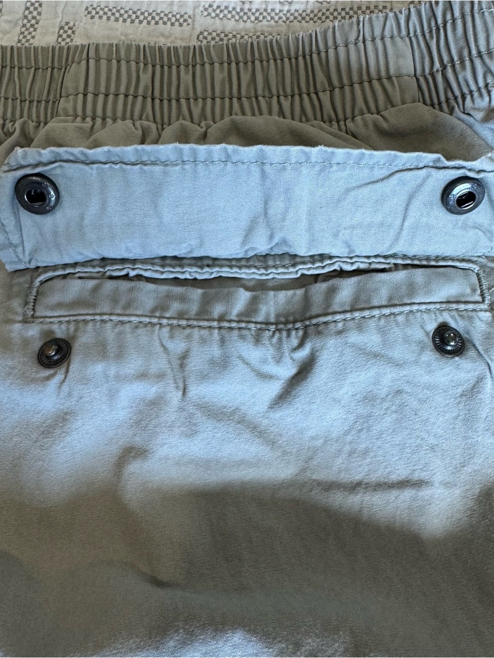 H&M - Men’s Grey Lightweight Cargo Pants - Size M -  100% Cotton - Utility Style - Picture 7 of 12